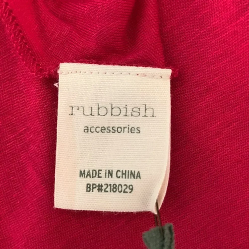 Rubbish Pink Fashion Scarf